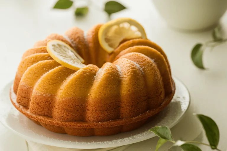 This Zesty Lemon Bundt Cake Recipe Will Make You Famous at Brunch (And Maybe Among Neighbors)