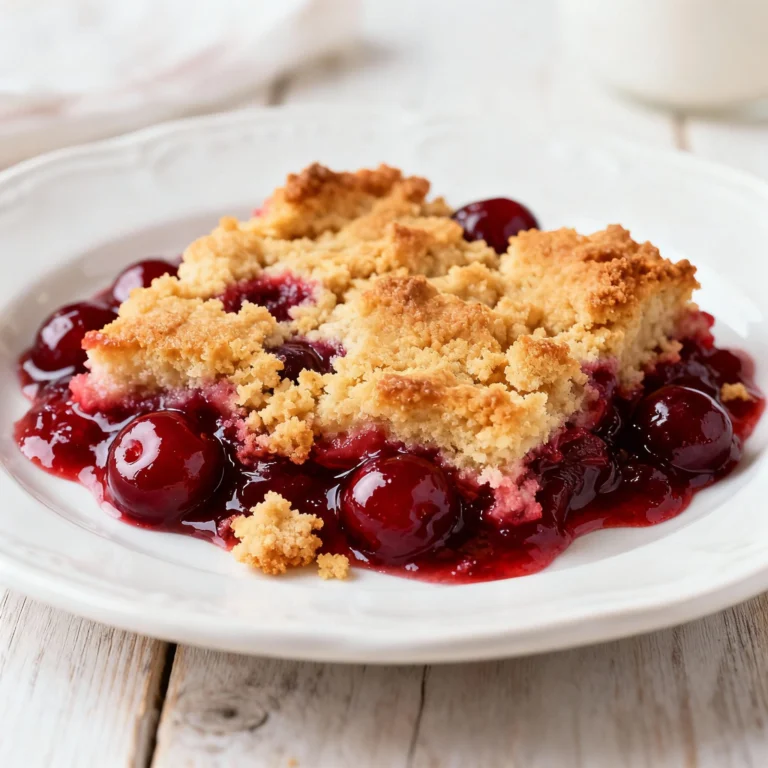 Cherry Dump Cake Recipe: Effortless Dessert Magic