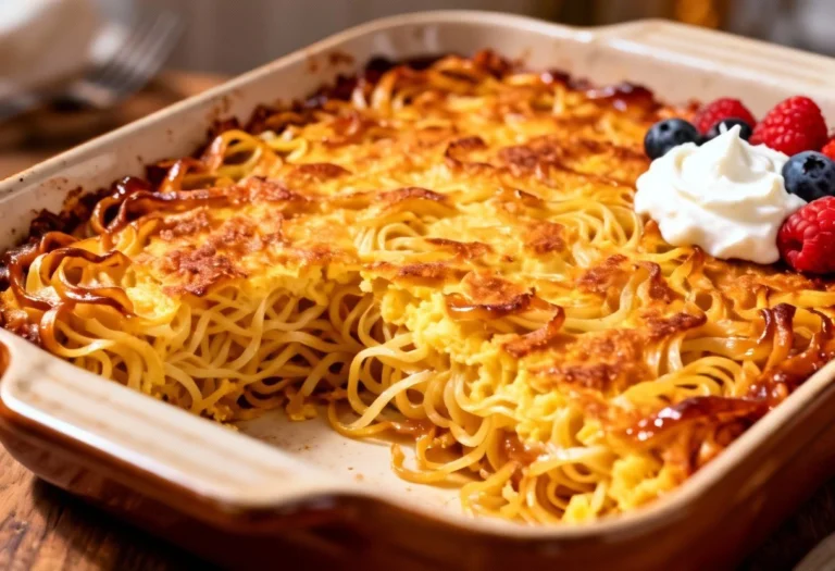Sweet Noodle Kugel Recipe: The Ultimate Comfort Food Bake