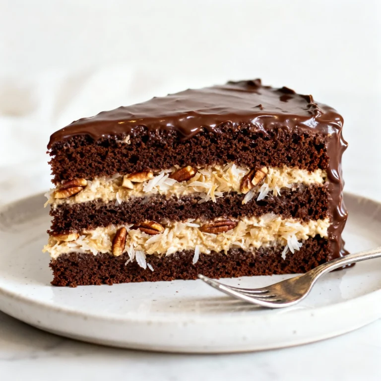 White German Chocolate Cake Recipe: A Decadent Delight!