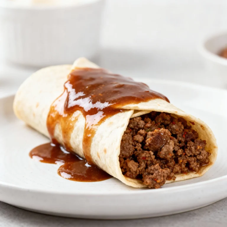 Wet Burrito Recipe Ground Beef: Drenched in Flavor!
