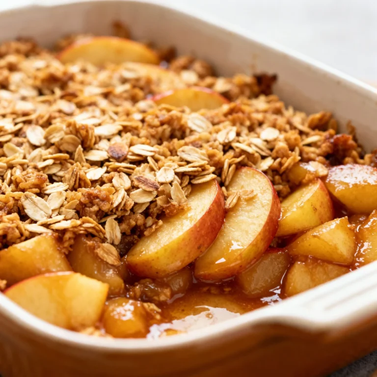Easy Apple Crisp Recipe with Oats: The Ultimate Comfort Dessert