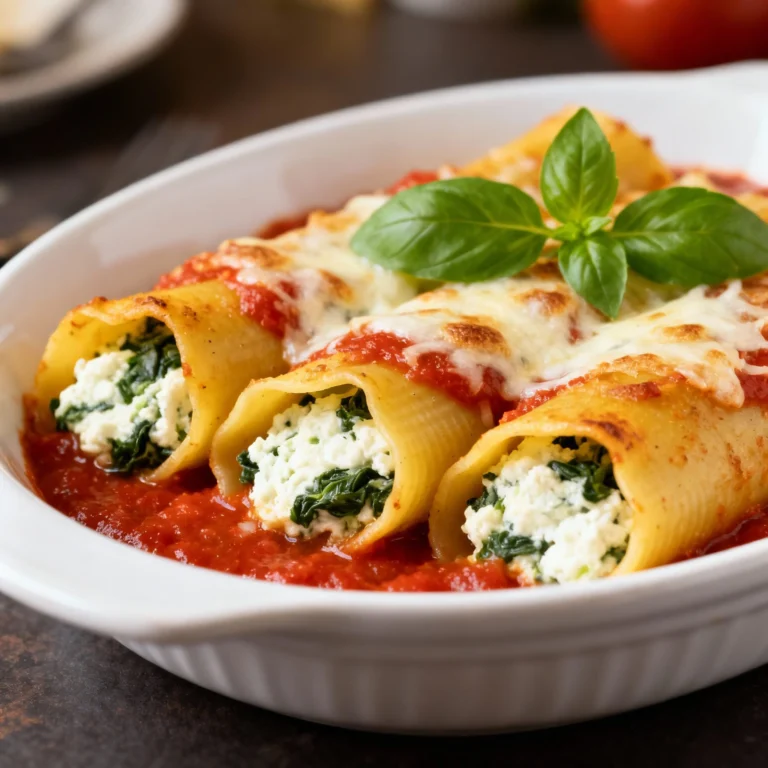 Easy Stuffed Manicotti Recipe: Creamy, Dreamy Perfection!